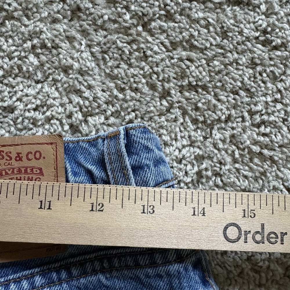 Vintage Women's 90s Levi's 512 Slim Fit Tapered Leg 27" Waist Faded - Picture 5 of 11